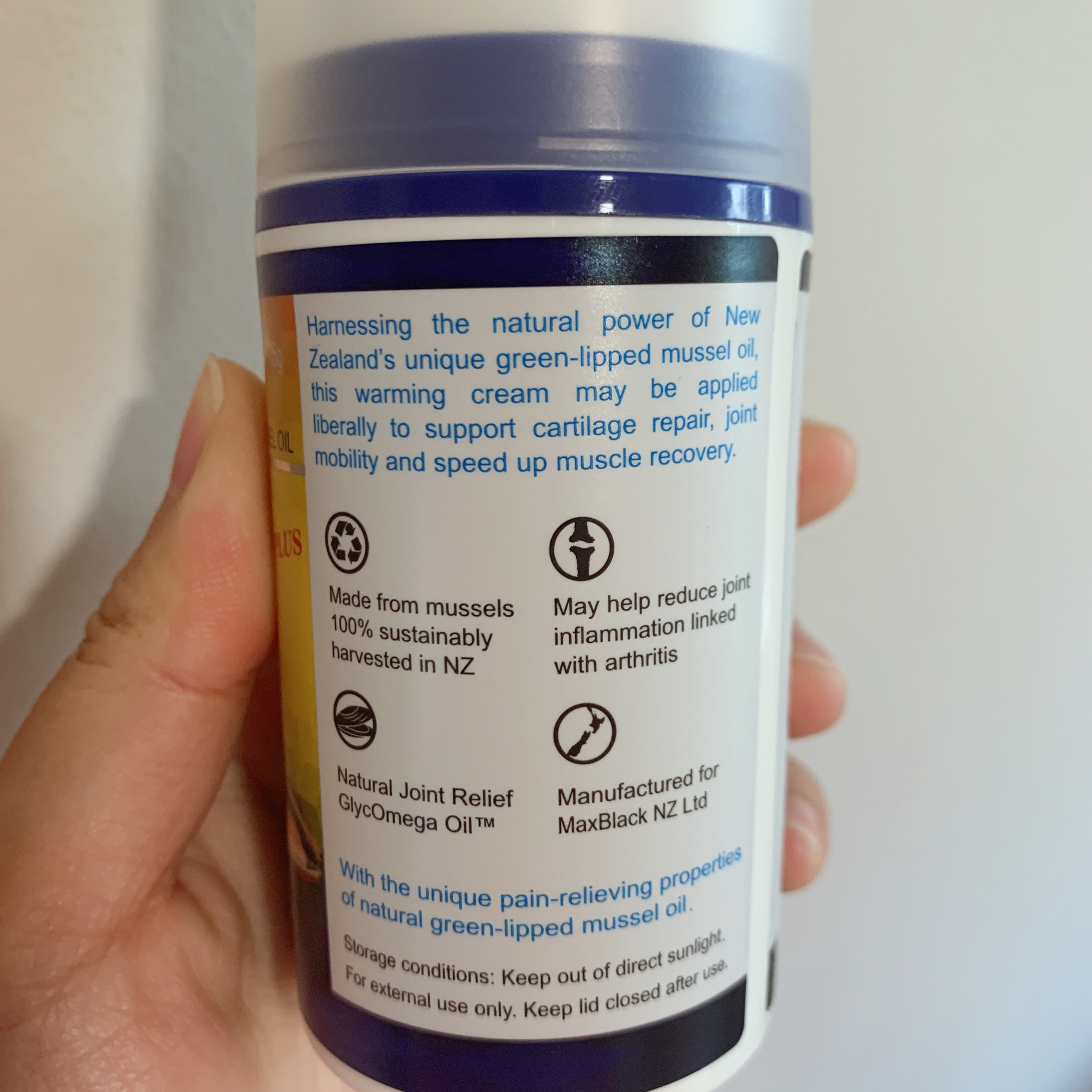 maxcural mussel balm