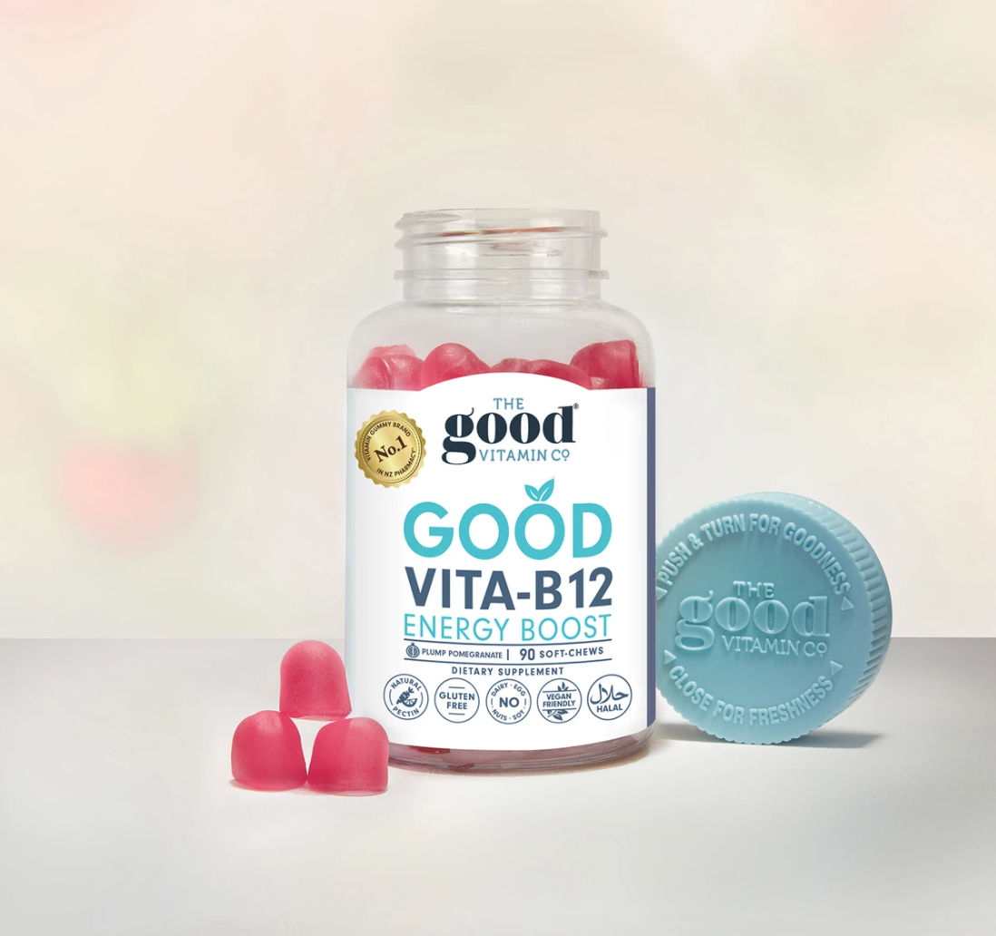 The Good Vitamin Gummy VITAB12 ENERGY BOOST 維他命B12能量提升軟糖 90粒 港女New