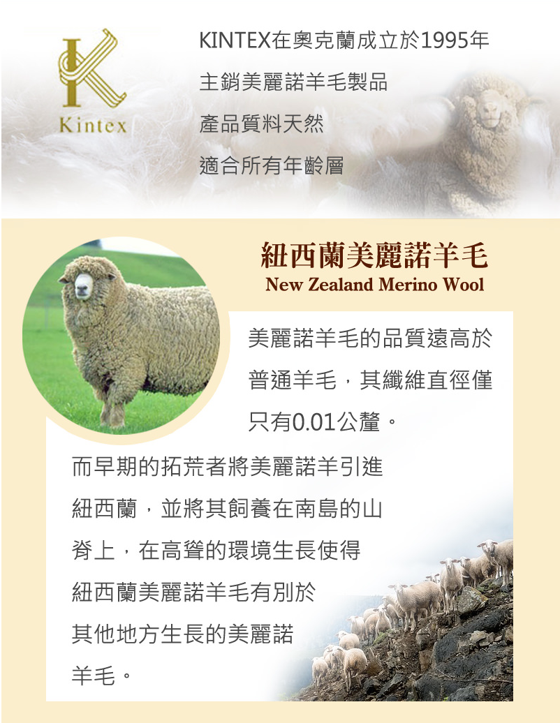 紐西蘭 Kintex 羊毛內衣